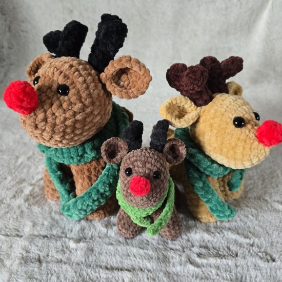 Obrazek Zestaw maskotek – Reniferowa Rodzina